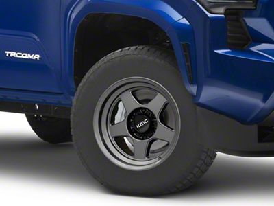 KMC Lobo Matte Anthracite 6-Lug Wheel; 17x9; -38mm Offset (24-25 Tacoma)