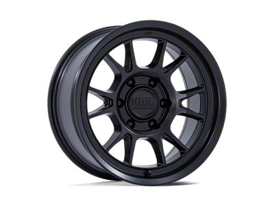 KMC Range Matte Black 6-Lug Wheel; 17x8.5; -10mm Offset (24-25 Tacoma)