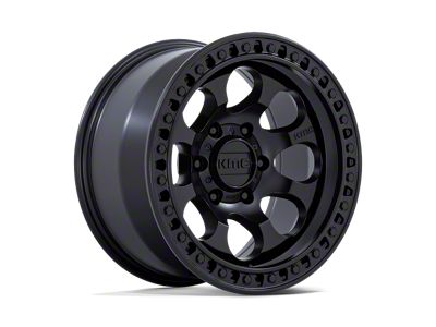 KMC Riot SBL Satin Black 6-Lug Wheel; 17x8.5; 10mm Offset (24-25 Tacoma)