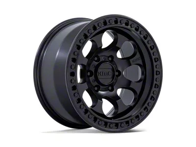 KMC Riot SBL Satin Black 6-Lug Wheel; 18x9; 18mm Offset (24-25 Tacoma)