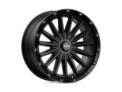 KMC Signal Satin Black 6-Lug Wheel; 20x9; 18mm Offset (24-25 Tacoma)