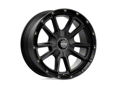 KMC Sync Satin Black 6-Lug Wheel; 20x9; 18mm Offset (24-25 Tacoma)