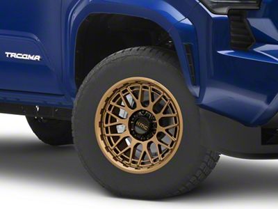 KMC Technic Matte Bronze 6-Lug Wheel; 17x8.5; 0mm Offset (24-25 Tacoma)