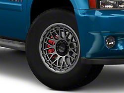 KMC Technic Anthracite 6-Lug Wheel; 18x9; 18mm Offset (25-26 4Runner)