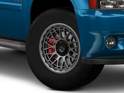 KMC Technic Anthracite 6-Lug Wheel; 18x9; 18mm Offset (25-26 4Runner)