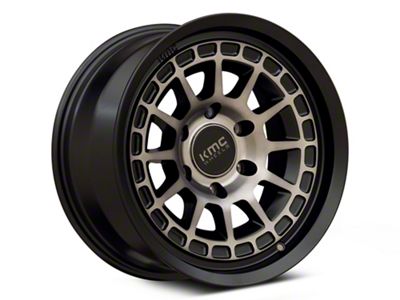 KMC Canyon Satin Black with Gray Tint 6-Lug Wheel; 17x8; 20mm Offset (03-09 4Runner)