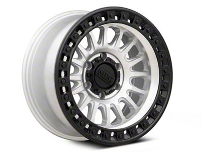 KMC IMS Machined with Matte Black Lip 6-Lug Wheel; 17x8.5; -10mm Offset (03-09 4Runner)