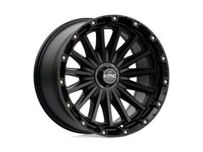 KMC Signal Satin Black 6-Lug Wheel; 20x9; 0mm Offset (10-24 4Runner)