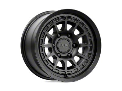 KMC Canyon Satin Black 6-Lug Wheel; 16x8; 0mm Offset (21-25 Bronco, Excluding Raptor)