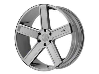 KMC Duece Satin Gray Milled 6-Lug Wheel; 20x8.5; 15mm Offset (21-25 Bronco, Excluding Raptor)
