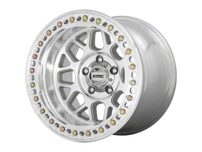 KMC Grenade Crawl Beadlock Machined 6-Lug Wheel; 20x10; -48mm Offset (21-25 Bronco, Excluding Raptor)