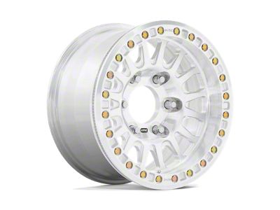 KMC Impact Forged Beadlock Raw Machined 6-Lug Wheel; 17x9; -12mm Offset (22-26 Bronco Raptor)