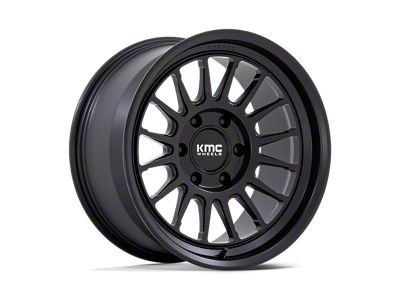 KMC Impact Forged Monoblock Satin Black 6-Lug Wheel; 18x9; 18mm Offset (22-25 Bronco Raptor)
