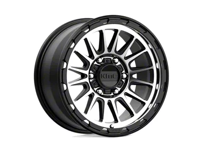 KMC Impact Satin Black Machined 6-Lug Wheel; 17x9; 18mm Offset (22-25 Bronco Raptor)