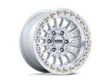 KMC IMS Gloss Silver with Machined Face 6-Lug Wheel; 17x8.5; 25mm Offset (21-26 Bronco, Excluding Raptor)