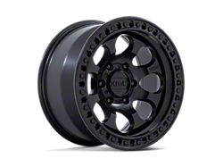 KMC Riot SBL Satin Black 6-Lug Wheel; 17x9; -12mm Offset (21-26 Bronco, Excluding Raptor)