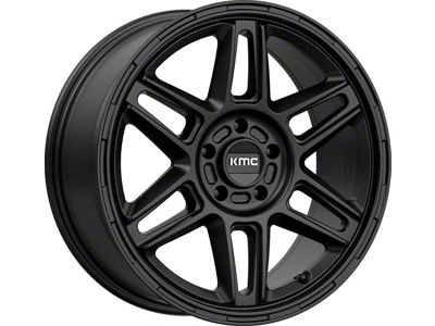 KMC Nomad Satin Black 5-Lug Wheel; 17x8; 38mm Offset (21-25 Bronco Sport)
