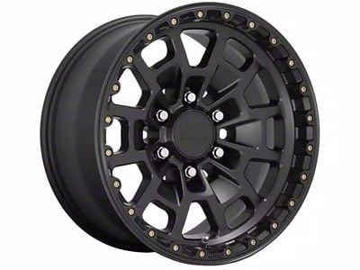 KMC Summit Satin Black 6-Lug Wheel; 17x8.5; 0mm Offset (21-25 Bronco, Excluding Raptor)