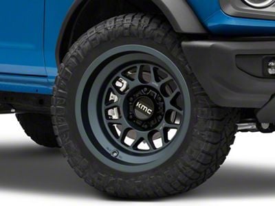 KMC Terra Metallic Blue 6-Lug Wheel; 20x9; 0mm Offset (22-25 Bronco Raptor)