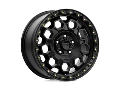 KMC Trek Satin Black 6-Lug Wheel; 17x9; 0mm Offset (21-25 Bronco, Excluding Raptor)