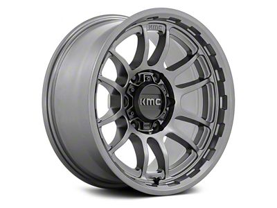KMC Wrath Matte Anthracite 6-Lug Wheel; 20x9; 0mm Offset (22-25 Bronco Raptor)