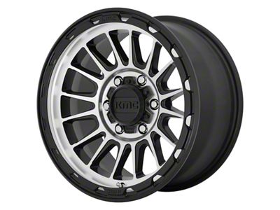 KMC Impact Satin Black Machined 6-Lug Wheel; 18x9; 18mm Offset (22-25 Frontier)