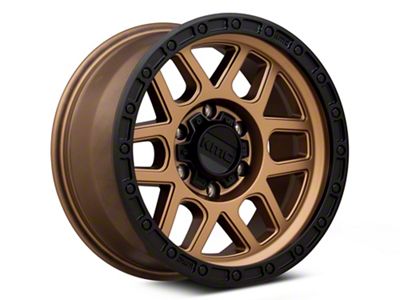 KMC Mesa Matte Bronze with Black Lip 6-Lug Wheel; 18x9; 18mm Offset (22-25 Frontier)