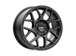KMC Bully Satin Black Wheel; 17x8; 38mm Offset (14-23 Jeep Cherokee KL)