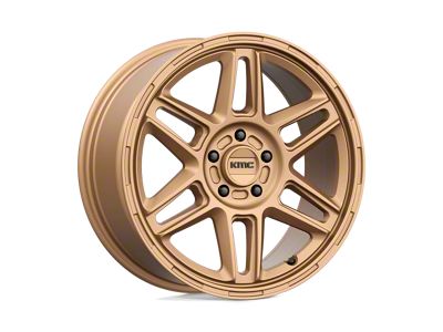 KMC Nomad Matte Bronze Wheel; 18x8; 38mm Offset (14-23 Jeep Cherokee KL)