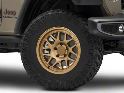 KMC Bully Ol Matte Bronze Wheel; 17x8.5; 18mm Offset (20-25 Jeep Gladiator JT)
