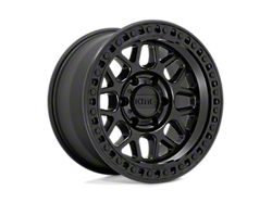 KMC GRS Satin Black Wheel; 17x9; 18mm Offset (20-25 Jeep Gladiator JT)