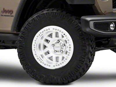 KMC Machete Crawl Machined Wheel; 17x9; -38mm Offset (20-25 Jeep Gladiator JT)