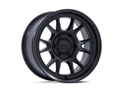 KMC Range Matte Black Wheel; 17x8.5; -10mm Offset (20-25 Jeep Gladiator JT)
