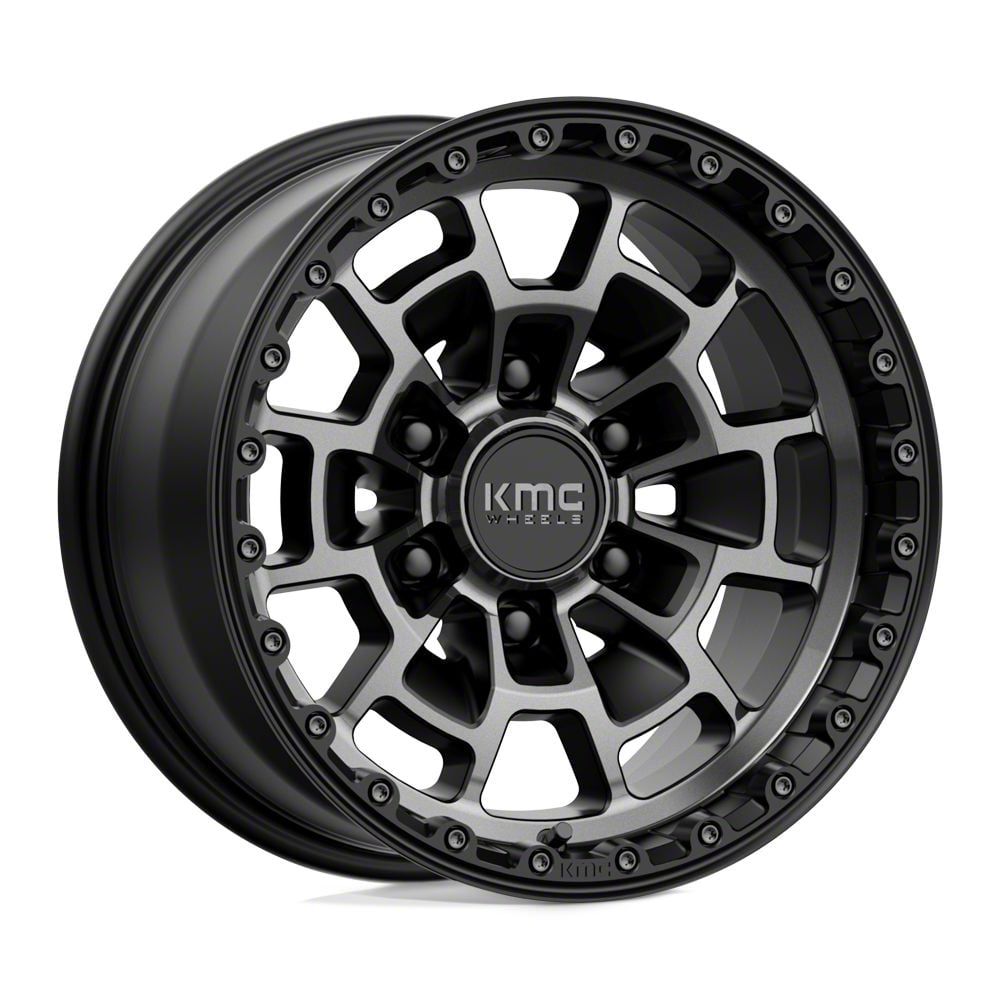 Black Rhino Bronco Solid Matte Gunblack 6-Lug Wheel; 17x9.5 Black Rhino Bronco Solid Matte Gunblack 6-Lug Wheel; 17x9.5