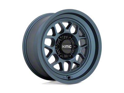KMC Terra Metallic Blue Wheel; 18x8.5; 0mm Offset (20-25 Jeep Gladiator JT)