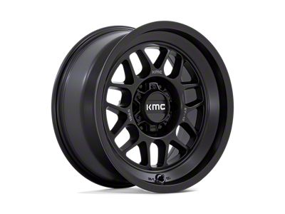 KMC Terra Satin Black Wheel; 18x8.5; 0mm Offset (20-25 Jeep Gladiator JT)