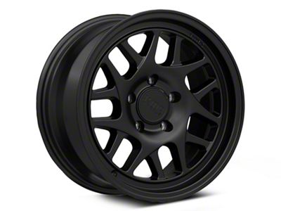 KMC Bully Ol Satin Black Wheel; 17x8.5; 18mm Offset (05-10 Jeep Grand Cherokee WK, Excluding SRT8)