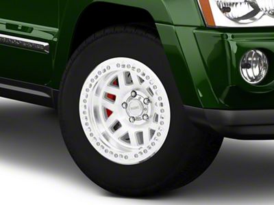 KMC Machete Crawl Machined Wheel; 17x9; -38mm Offset (05-10 Jeep Grand Cherokee WK, Excluding SRT8)