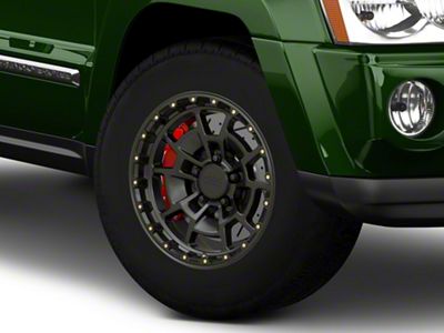KMC Summit Satin Black Wheel; 17x8.5; 0mm Offset (05-10 Jeep Grand Cherokee WK, Excluding SRT8)