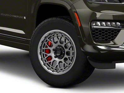 KMC Technic Anthracite Wheel; 18x9; 0mm Offset (22-25 Jeep Grand Cherokee WL)