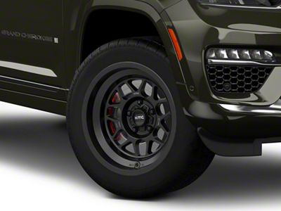 KMC Terra Satin Black Wheel; 20x9; 0mm Offset (22-25 Jeep Grand Cherokee WL)