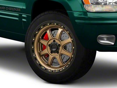 KMC Chase Matte Bronze with Black Lip Wheel; 20x9; 18mm Offset (99-04 Jeep Grand Cherokee WJ)