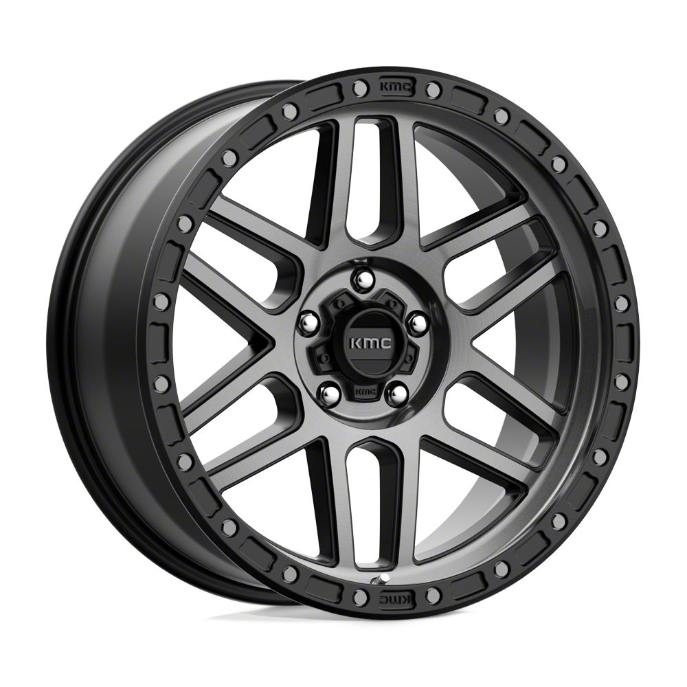 KMC Jeep Cherokee Nomad Satin Black Wheel; 18x8; 38mm Offset