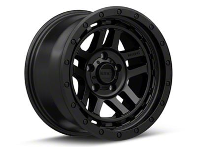 KMC Recon Satin Black Wheel; 17x9; -12mm Offset (99-04 Jeep Grand Cherokee WJ)