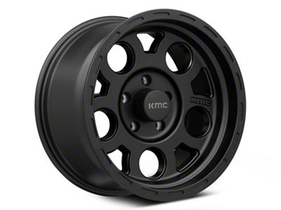 KMC Enduro Matte Black Wheel; 18x9; 0mm Offset (11-21 Jeep Grand Cherokee WK2)