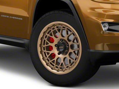 KMC Technic Matte Bronze Wheel; 20x9; 0mm Offset (11-21 Jeep Grand Cherokee WK2)