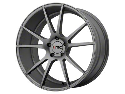 KMC Flux Charcoal Wheel; 20x10; 40mm Offset (97-06 Jeep Wrangler TJ)