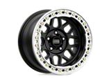 KMC Grenade Crawl Beadlock Satin Black Wheel; 18x9; -24mm Offset (18-25 Jeep Wrangler JL)