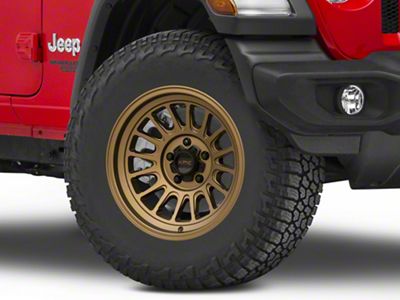 KMC Impact Ol Matte Bronze Wheel; 17x9; -12mm Offset (18-25 Jeep Wrangler JL)