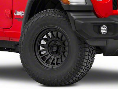KMC Impact Ol Satin Black Wheel; 17x9; -12mm Offset (18-25 Jeep Wrangler JL)